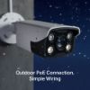 Picture of TP-Link VIGI 4MP C340(4mm) Outdoor Full-Colour Bullet Network Camera,4mm Lens, Smart Detection, 3YW