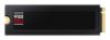 Picture of Samsung 9100 PRO 2TB PCIe Gen5 NVMe SSD Heatsink 14700MB/s 13400MB/s R/W 1850K/2600K IOPS 1200TBW 1.5M hrs V-NAND TLC AES 256-bit Encryption 5yr wty