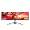 Picture of AOC 49' Curved 1800R, 5120X1440 DQHD, 32:9, Adaptive Sync, HDR 400,1ms, 165Hz ,3x HDMI,1x DP,USB-C , Speaker, HAS, KVM ultra wide monitor