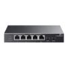 Picture of TP-Link TL-SG1005P-PD 5-Port Gigabit Desktop PoE+ Switch with 1-Port PoE++ In, 4-Port PoE+ Out, Metal Case, Long Range 250M, Up to 66W Total POE Budge