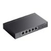 Picture of TP-Link TL-SG1005P-PD 5-Port Gigabit Desktop PoE+ Switch with 1-Port PoE++ In, 4-Port PoE+ Out, Metal Case, Long Range 250M, Up to 66W Total POE Budge