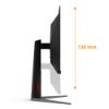 Picture of AOC 26.5' QD-OLED, 2560×1440@240Hz, 0.03ms, 1000cd/m² HDR, DCI-P3 99%, sRGB 100%, 1.07B colors, DP1.4, HDMI2.0, USB 3.2×4, VESA 100×100, 130mm