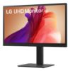 Picture of LG 27' IPS UHD 4K Monitor with 90% DCI-P3 and HDR10 support, 3840x2160, 300 nits, 5ms, Height/Pivot/Tilt/Swivel adjustable, 3-side borderless