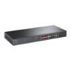Picture of TP-Link TL-SL1218MP 16-Port 10/100Mbps PoE+ Switch, 16 10/100Mbps RJ45 Ports, 2 Gigabit RJ45 Ports, 2 Combo SFP Slots, 802.3at/af, 192W PoE Power, 1U