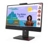 Picture of LENOVO ThinkVision T24D-4V 23.8'24' FHD IPS Monitor 1920x1080 16:9 Height Adjustable Tilt Swivel Pivot DP HDMI USB-C hub LAN Hub built-in Webcam Speak