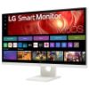 Picture of LG 27' 4K UHD IPS Smart Monitor: 3840×2160  (4K UHD), 5 ms response time, 60Hz refresh, ~400‑nit brightness, USB‑C / HDR400, height/tilt pivot stand