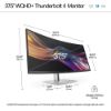Picture of HP Series 7 Pro 738PU 38' Curved 4K WQHD Thunderbolt IPS Monitor 3840x1600 21:9 5ms Height Adjust Tilt Swivel Pivot HDMI DP USB-C VESA 3yrs