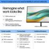 Picture of HP Series 5 524PF 23.8' / 24' 100Hz FHD IPS Monitor Anti-Glare 1920x1080 16:9 5ms Height Adjustment Tilt Pivot Swivel DP HDMI 4xUSB Hub 3yrs wty