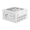 Picture of MSI MAG A1000GL PCIE5 ATX Power Supply Unit, 80 PLUS Gold, Fully modular flat cables, 0 RPM Mode, Active PFC design White