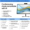 Picture of HP Series 5 Pro 527PM 27' 100Hz QHD Monitor 2.5K 2560x1440 16:9 5ms Height Adjustable Tilt Swivel Pivot 2xDP HDMI 1xUSB-C 100W PD Webcam LAN SPK VESA