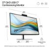 Picture of HP Series 5 Pro 527PM 27' 100Hz QHD Monitor 2.5K 2560x1440 16:9 5ms Height Adjustable Tilt Swivel Pivot 2xDP HDMI 1xUSB-C 100W PD Webcam LAN SPK VESA