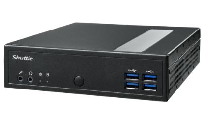 Picture of Shuttle DL40N XPC fanless Mini PC 1.3L Barebone - Intel® Twin Lake processorsN150 (4 Cores), DDR5, 8x USB, 2x 2.65W Adapter
