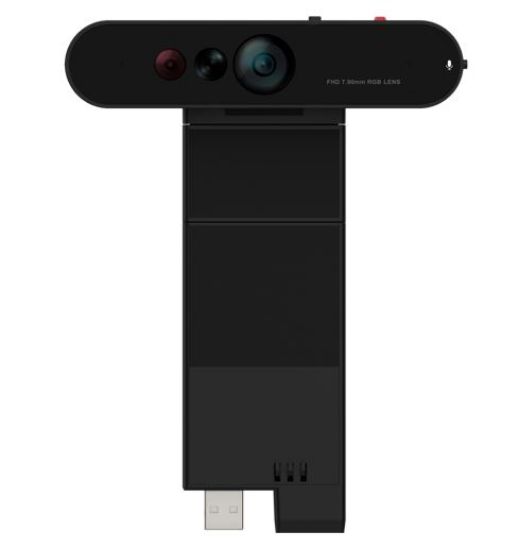 Picture of LENOVO ThinkVision MC60 Monitor Webcam 1080p IR & RGB dual webcam Microsoft Teams certified 65/78/90 °wide range FOV Smart Traffic Light Microphone