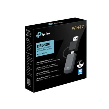 Picture of TP-Link Archer TBE400U BE6500 Tri-Band Wi-Fi 7 Mini Wireless USB Adapter