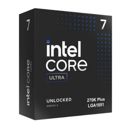 Picture of Intel Core Ultra 7 processor 270K Plus LGA1851 (36M Cache, up to 5.50 GHz)(15th Gen), Integrated Graphics  Please note: No CPU Cooler Included