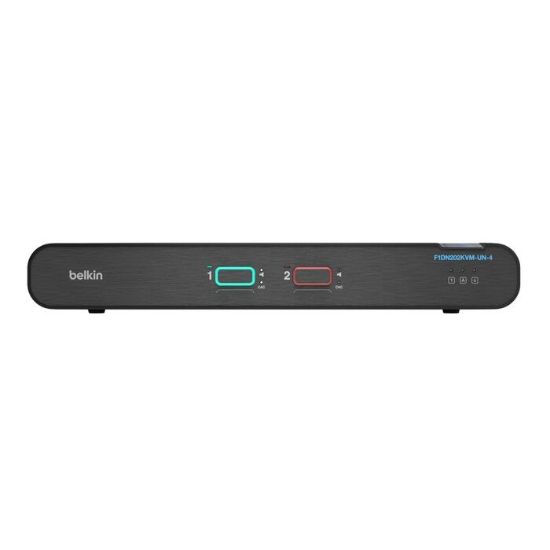 Picture of Belkin Universal 2nd Gen Secure KVM Switch, 2-Port Dual Head w/CAC - Belkin (F1DN202KVM-HA-4)