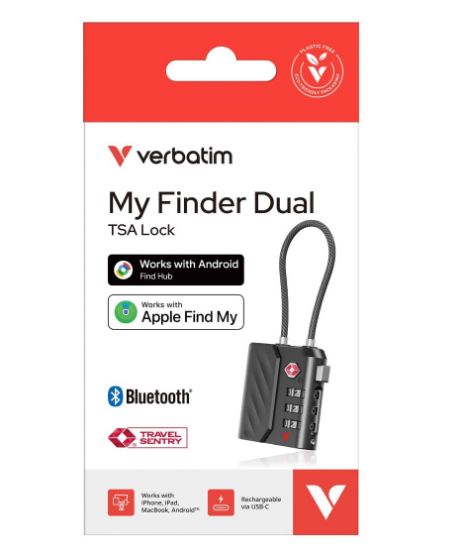 Picture of Verbatim My Finder Dual Channel TS Lock - Black