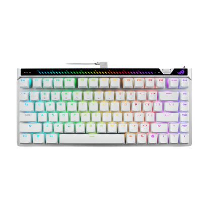 Picture of ASUS M705 ROG Falchion Ace 75 HE Gaming Keyboard - WHITE, HFXV2Magnetic, USB2.0TypeC, 75%,8000Hz, 0.125ms, Windows10/11, GearLink