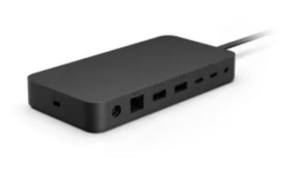 Picture of Microsoft Surface Thunderbolt™ 4 DockStation165W Thunderbolt 4 Cable 3 xUSB-C 3xUSB-A RJ-45 for Pro7/7+/8/9/10/11 Surface Go 2/3 Laptop 3/4/5/6 Studio
