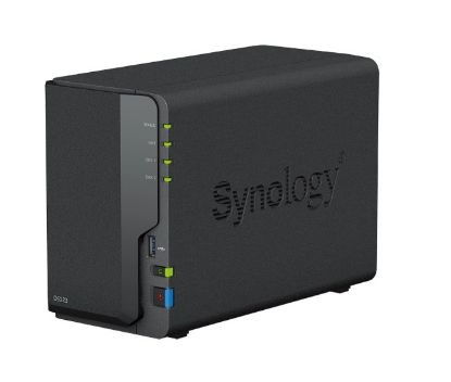 Picture of Synology DiskStation DS223 2-Bay 3.5' Diskless 1xGbE NAS (Tower) (HMB), Realtek RTD1619B quad-core 1.47Hz, 2GB RAM, 3xUSB3.2, 1 x 1GbE (RJ-45)
