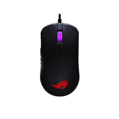 Picture of ASUS ROG Harpe Mini Core Gaming Mouse - Black, wired USB, ROG Micro Switch II, 1000Hz, RGB LED, AURA Sync, paracord cable
