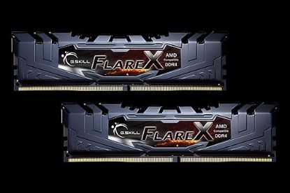 Picture of G.SKILL F4-3200C16D-16GFX 16GB (2 x 8GB)/ PC4-25600 / DDR4 3200 Mhz/ Timings 16-18-18-38/ Voltage 1.35V/ Flare X