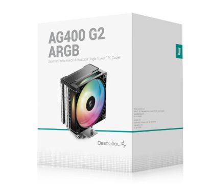 Picture of DeepCool AG400 ARGB G2 Superior Performance 4 Heatpipe Single Tower CPU Cooler