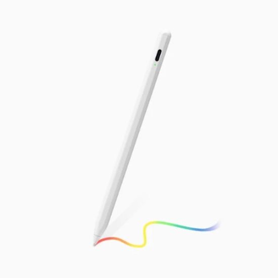 Picture of USP Digital Active Stylus Pen for iOS & Android Touch Screens Devices - White(daspfiatcd), Magnetic Attachment ,Precise & Smooth, 6 Months Warranty