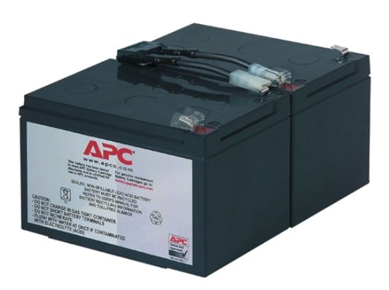 Picture of APC Replacement Battery Cartridge #6, Suitable For BP1000I, SMC1500I, SMC1500IC, STM1000I, SMT1000IC