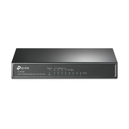 Picture of TP-Link TL-SF1008P 8-Port 10/100Mbps Desktop Unmanaged Switch 4-Port PoE 57W IEEE 802.3af, Fanless