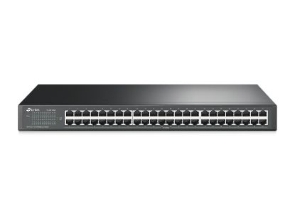 Picture of TP-Link TL-SF1048 48-Port 10/100Mbps Rackmount Switch energy-efficient Supports MAC 19-inch rack-mountable steel case 100% Data filtering
