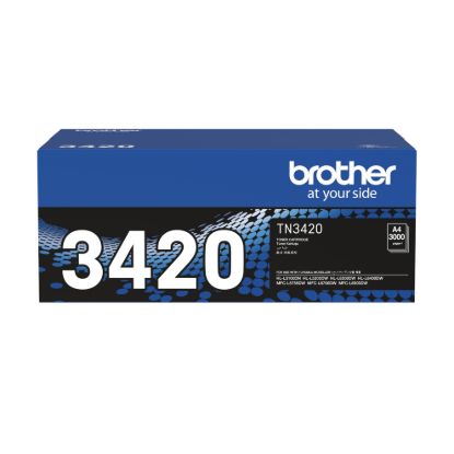 Picture of Brother TN-3420 Mono Laser Toner - High Yield to suit HL-L5100DN, L5200DW, L6200DW, L6400DW & MFC-L5755DW , L6700DW, L6900DWup to 3000 pages