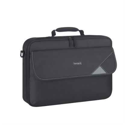 Picture of Targus 15.6' -16' Intellect Bag Clamshell Laptop Case with Padded Laptop Compartment/ Laptop/Notebook Bag - Black