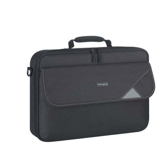 Picture of Targus 15.6' -16' Intellect Bag Clamshell Laptop Case with Padded Laptop Compartment/ Laptop/Notebook Bag - Black
