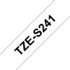 Picture of Brother 18MM Black White Tape Strong Adhesive TZE Tape