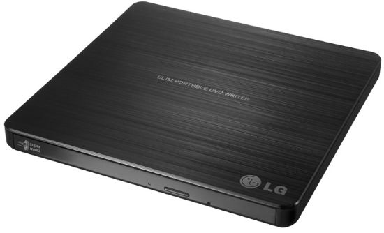 Picture of LG GP60NB50 8x Ultra Slim Portable External USB DVD Drive Burner - M Disc Silent Play Jamless Play (LS) > Verbatim 98938 External Slimline