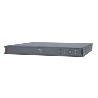Picture of APC Smart-UPS 450VA/280W Line Interactive UPS, 1U Rackmount, 230V/10A Input, 4x IEC C13 Outlets, Lead Acid Battery