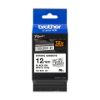 Picture of Brother 12mm Black on White Strong Adhesive TZE Tape