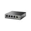 Picture of TP-Link TL-SG1005P 5-Port Gigabit Desktop Switch with 4-Port PoE, 5 Gigabit RJ45 ports including 4 PoE ports, 56W PoE Power supply, steel case