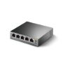 Picture of TP-Link TL-SG1005P 5-Port Gigabit Desktop Switch with 4-Port PoE, 5 Gigabit RJ45 ports including 4 PoE ports, 56W PoE Power supply, steel case