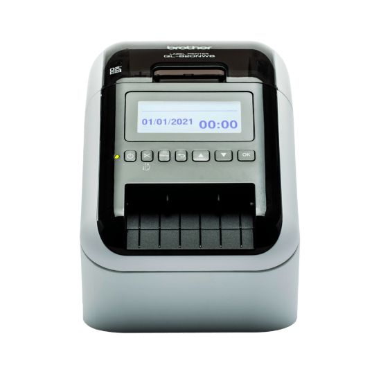 Picture of Brother QL-820NWB *EXCLUSIVE* WIRELESS (WiFi & BT) /NETWORKABLE HIGH SPEED LABEL PRINTER / UP TO 62MM  WITH BLACK/RED PRINTING (*DK-22251 required)