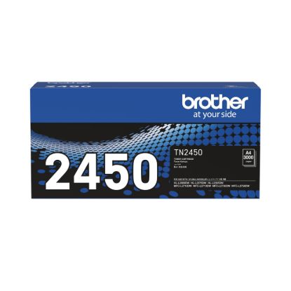 Picture of Brother TN-2450 Mono Laser Toner- Standard, HL-L2350DW/L2375DW/2395DW/MFC-L2710DW/2713DW/2730DW/2750DW up to 3,000 pages
