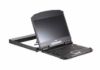 Picture of Aten Rackmount Dual Rail LCD Console VGA,HDMI,DVI & USB w/ 18.5' LCD Display, 1x Custom KVM Cable Included, 1920x1080@60hz Display, LED Illumination L