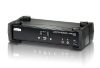 Picture of Aten Desktop KVMP Switch 2 Port Single Display 4k DisplayPort w/ audio, Cables Included, 2x USB Port, Selection Via Front Panel