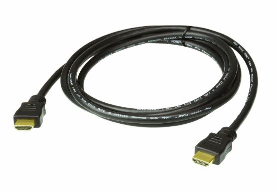Picture of Aten 2M High Speed HDMI Cable with Ethernet. Support 4K UHD DCI, up to 4096 x 2160 @ 60Hz.