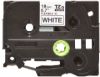 Picture of Brother 18mm Black on White FlexibleTZE Tape