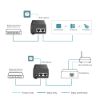 Picture of TP-Link TL-POE160S Omada PoE+ Injector, 2 Gigabit Ports, 802.3af/at, Integrated Power Supply, Wall Mountable, Plug & Play
