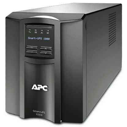 Picture of APC Smart-UPS 1000VA/700W Line Interactive UPS, Tower, 230V/10A Input, 8x IEC C13 Outlets, Lead Acid Battery, SmartConnect Port & Slot