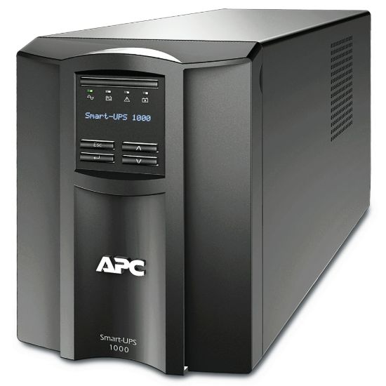Picture of APC Smart-UPS 1000VA/700W Line Interactive UPS, Tower, 230V/10A Input, 8x IEC C13 Outlets, Lead Acid Battery, SmartConnect Port & Slot