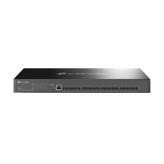 Picture of TP-Link SX3016F JetStream 16-Port 10GE SFP+ L2+ Managed Switch, Centralised Cloud, Omada SDN, Remote Management, QoS, IGMP Snooping, Fanless